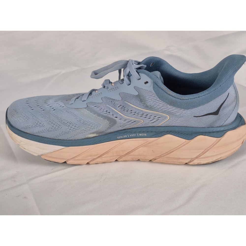 Hoka One One Arahi 5 Womens 11 Wide Running Shoes Blue Peach 1115013 Size 11D - Picture 4 of 8
